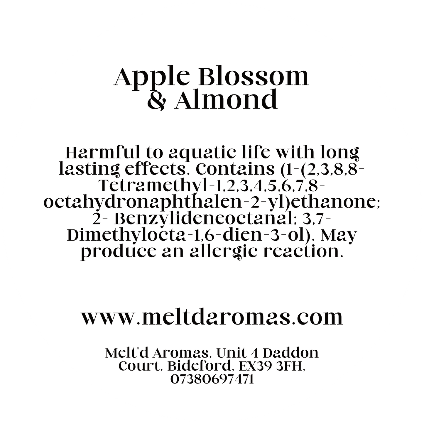 Apple Blossom & Almond - Wax Melt