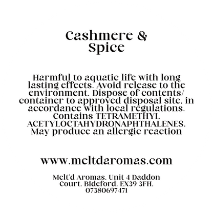 Cashmere & Spice - Wax Melt