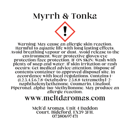Myrrh & Tonka - Wax Melt